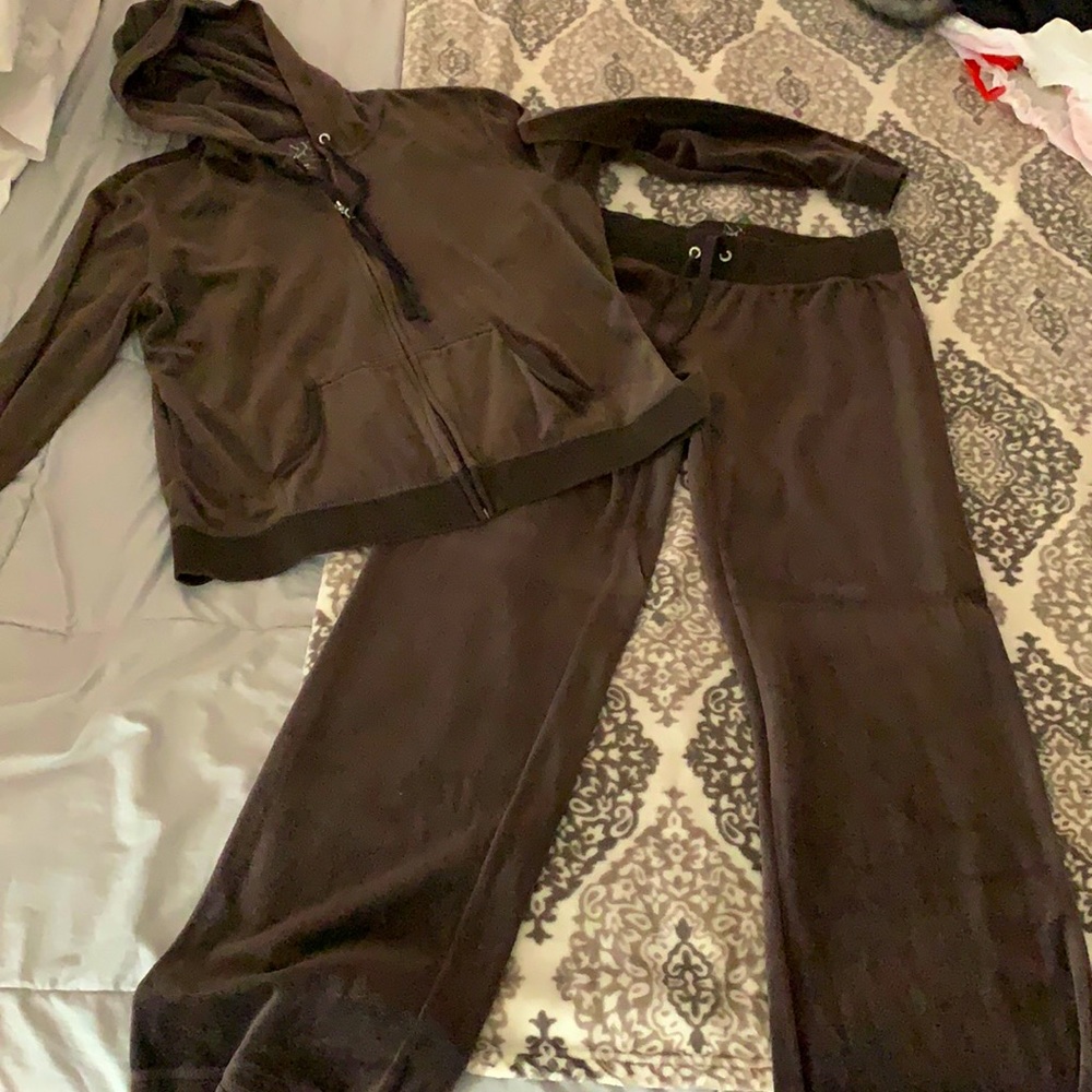 Velvety lounge set